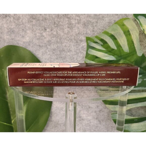 NIB Charlotte Tillbury Collagen Lip Bath Gloss in Rosy Glow - Soft Pinky Nude - Picture 5 of 10